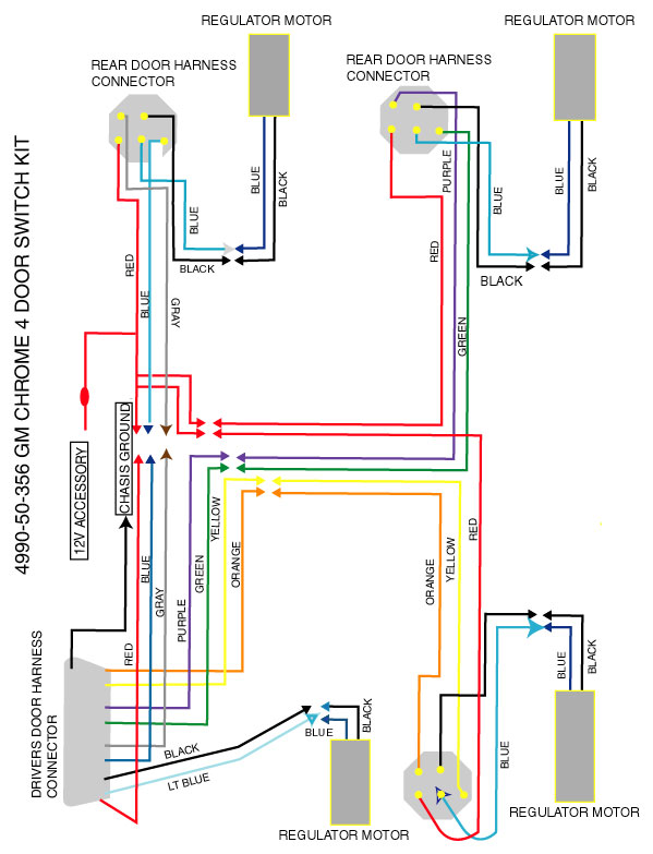 ElectricLife 499050356 ElectricLife Power Window Switch Kits